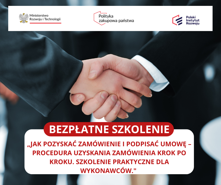 ZAPROSZENIE DO WZIĘCIA UDZIAŁU W BEZPŁATNYM SZKOLENIU