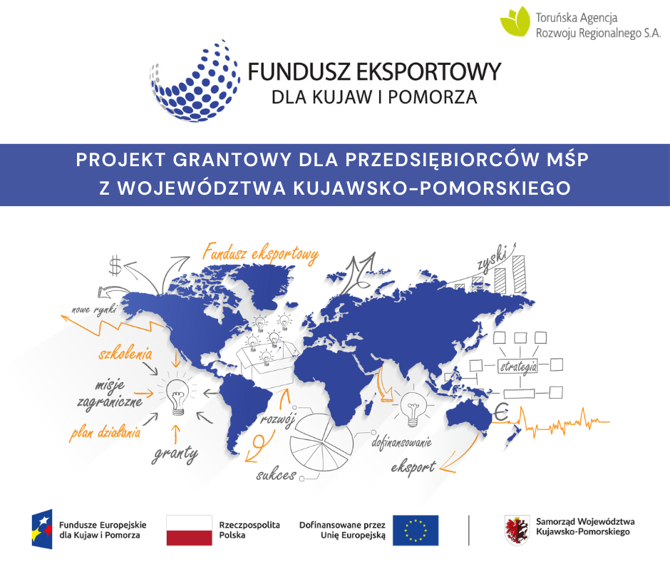 Wsparcie dla firm MŚP – „Fundusz Eksportowy dla Kujaw i Pomorza”