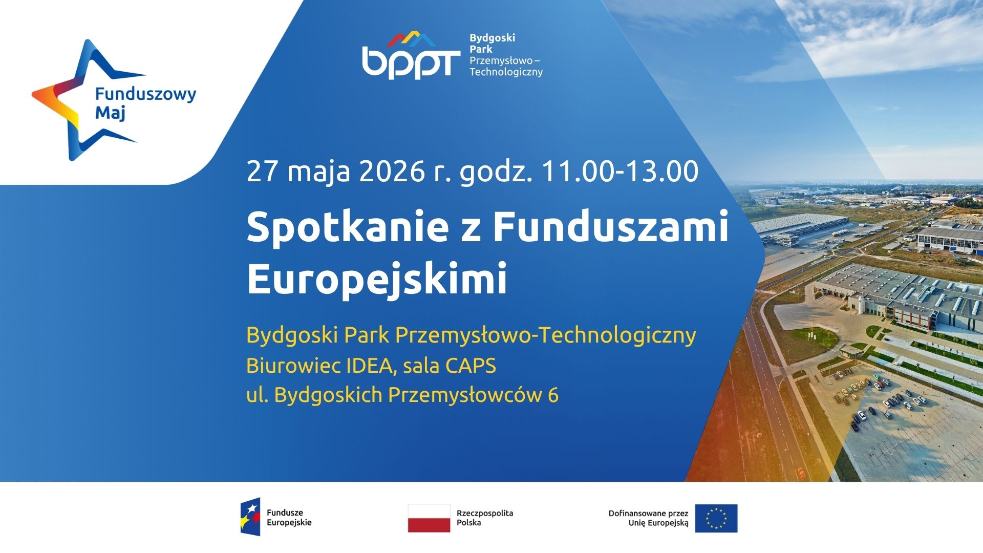Funduszowy Maj – spotkanie o Funduszach Europejskich dla przedsiębiorców